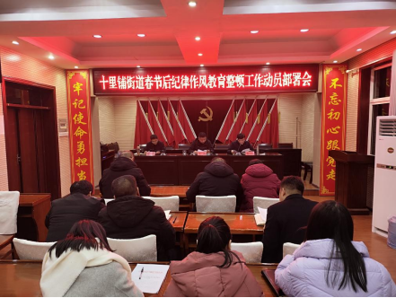 商洛山阳：十里铺街道召开2025年春节后纪律作风教育整顿工作动